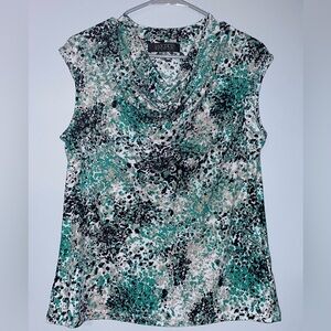 🩱Kasper Women's Green Sleeveless Top